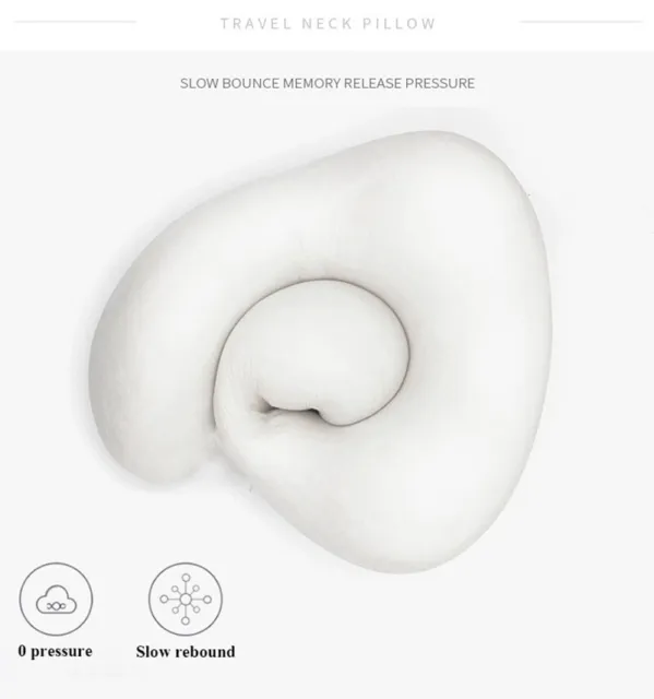 U Shaped Memory Foam Travel Pillow Neck Support Head Rest Car Plane Soft Cushion 5