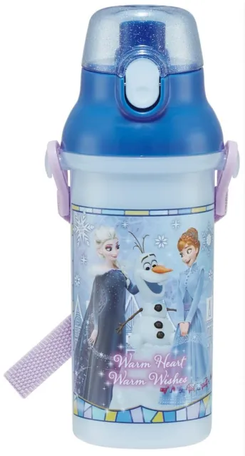 Skater Water Bottle 480ml Frozen Disney 23 Children's antibacterial plastic