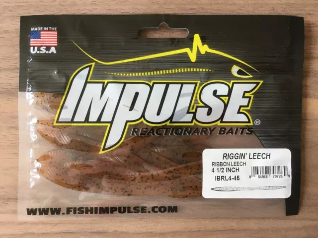 NORTHLAND FISHING TACKLE - Impulse® Riggin' Leech - 4-1/2 Inch - Ribbon  Leech $4.99 - PicClick