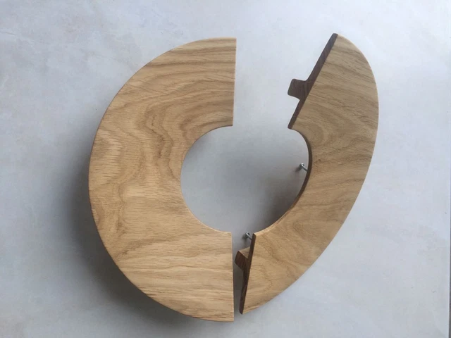 Oak Door Handle Door Knob Handmade Woodturning Interior Design Wooden 240 mm 3