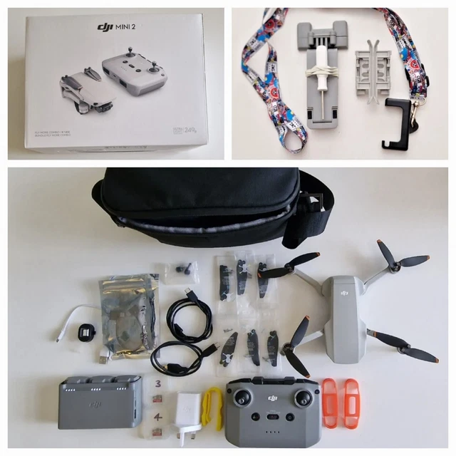 DJI MINI 2 Fly More Combo 4K Camera *Brilliant Condition* + 2 64gb v30