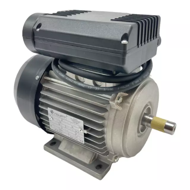 Moteur Électrique Monophasé 2 Cv 1,5 Kw 2800 Rpm Mec80 Avec Pieds Compresseur B3