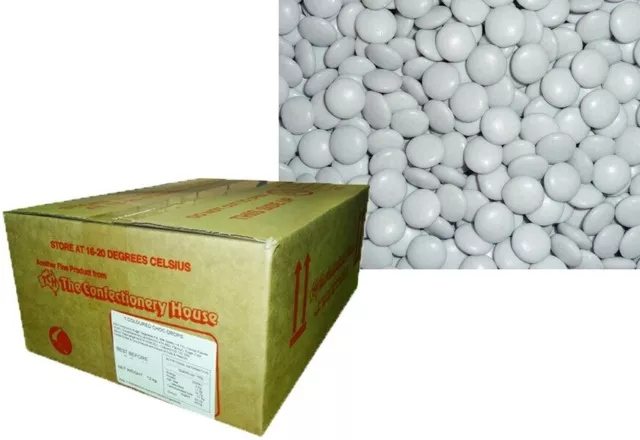 Choc Drops - White (12kg Box)