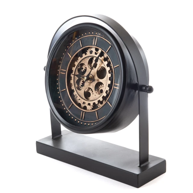 Horloge à poser Jeannot métal  34x10 cm