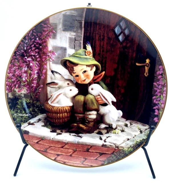 Hummel Danbury Mint "Playmates" 8 In Decorative Plate Gentle Friends Collection