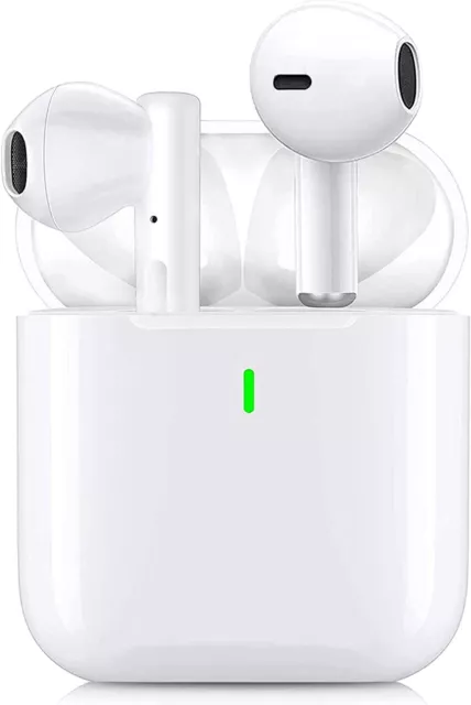 Ecouteurs Hi-Fi 35H Autonome Sans Fil Contrôle Tactile Etanche Blanc IOS Android