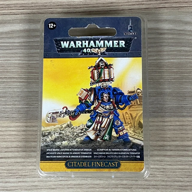 TERMINATOR AUMÔNIER MÉTAL Orage Bolter Crozius Espace Marines Warhammer
