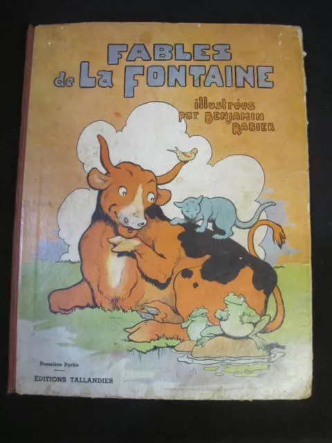 Fables de La Fontaine illustrées par Benjamin Rabier - Tallandier