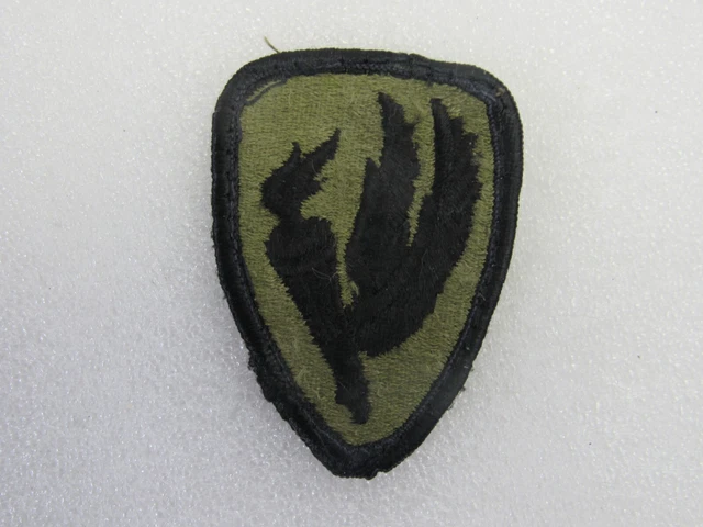 US Army Aviation Center and Training School Subdued Sew On Patch Insignia VTG
