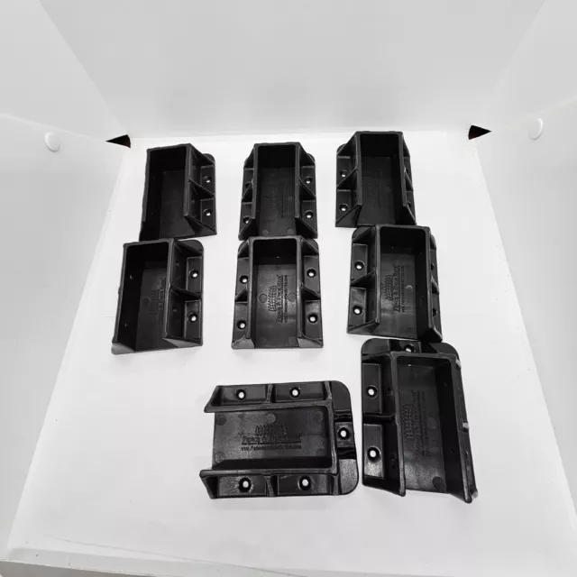 4 pares de barandillas para escalera rite cerca y cubierta 2 x 4 y 8 piezas