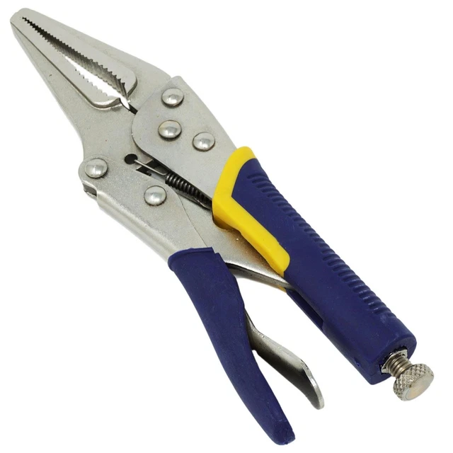 9" Long Nose Mole Grip Locking Vice Grip Pliers Self Locking Adjustable