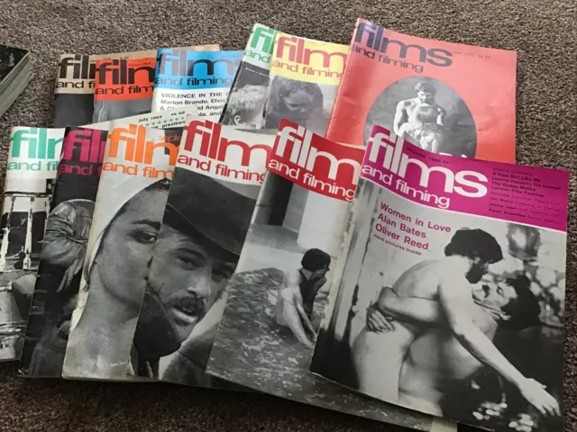 FILM AND FILMING MAGAZINE X 12 EDITIONS 1969 COMPLETE RUN FULL YEAR Magazines