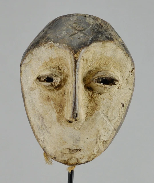 LEGA Lukwakongo Wood Mask Bwami Cult Congo DRC African Tribal Art 1192