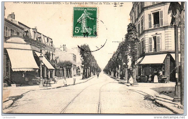 93 MONTREUIL SOUS BOIS - boulevard de l'hotel de ville