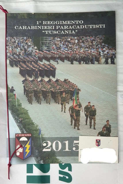 CALENDARIO 1° REGGIMENTO Carabinieri Paracadutisti Tuscania anno 2015