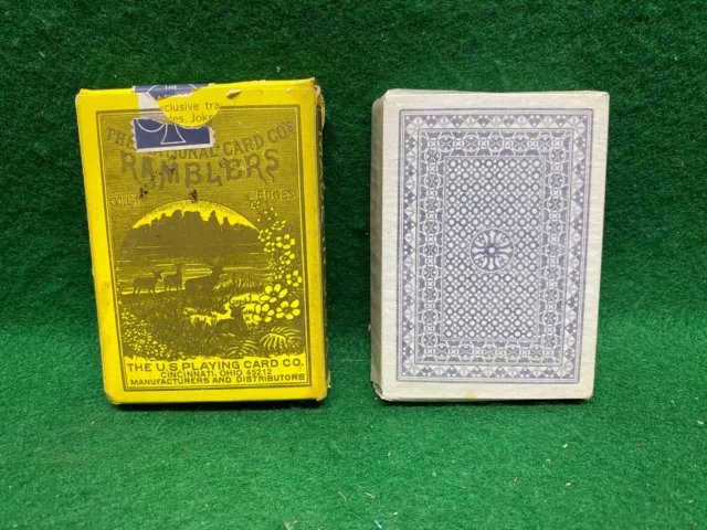 Vintage Rambler No. 23 Playing Cards. Superior Aluminum Surface. Unused.