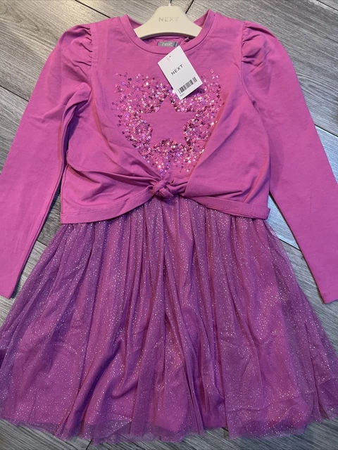 Next girls age 6 jumper and tutu dress outfit BNWT 💖