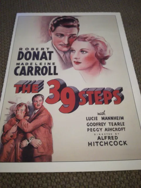 Collezione Cinema Ciak Mini Locandina Film Il club dei 39 -The thirty-nine steps