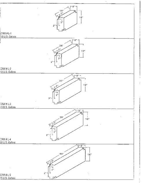 Custom Rotor Molding L-1  Fresh Water Tank