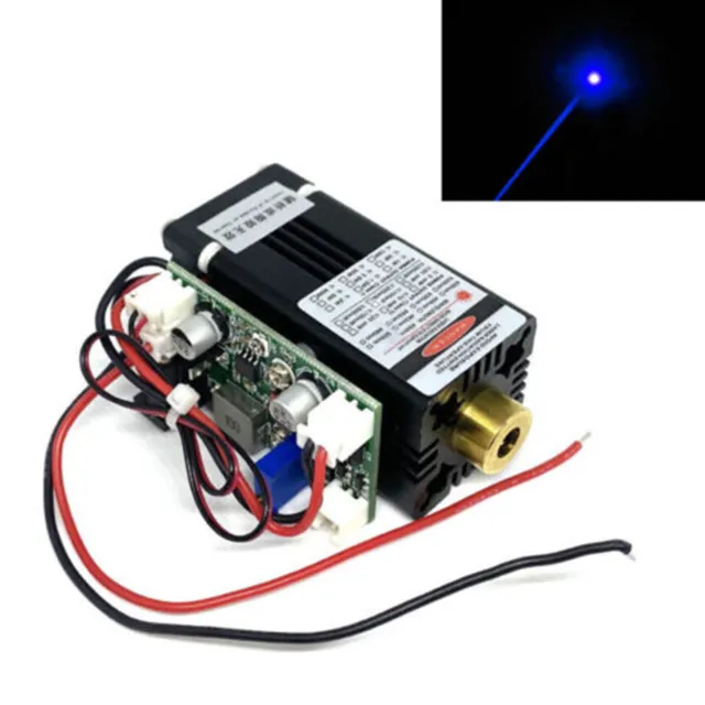 Focusable 445nm 450nm 100mW  blue diode laser module with TTL+fan cooling 2