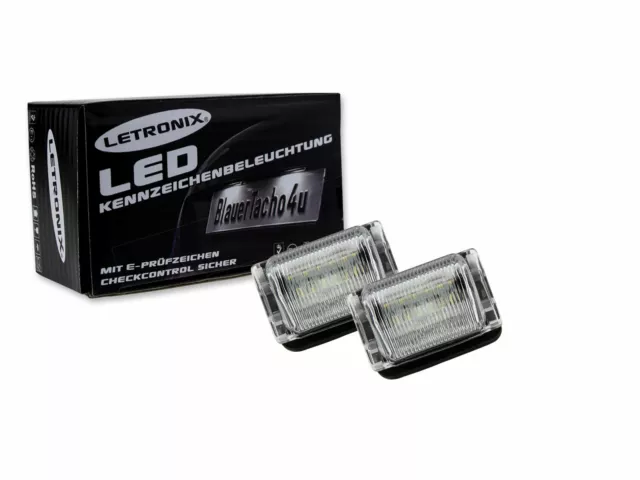 LETRONIX SMD LED Kennzeichenbeleuchtung Module Mazda 5 Typ CW 2012-2013