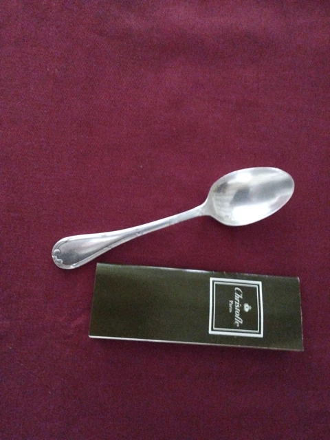 Coffee spoons (6) - Silver plated - Christofle modèle Pompadour - France - Secon