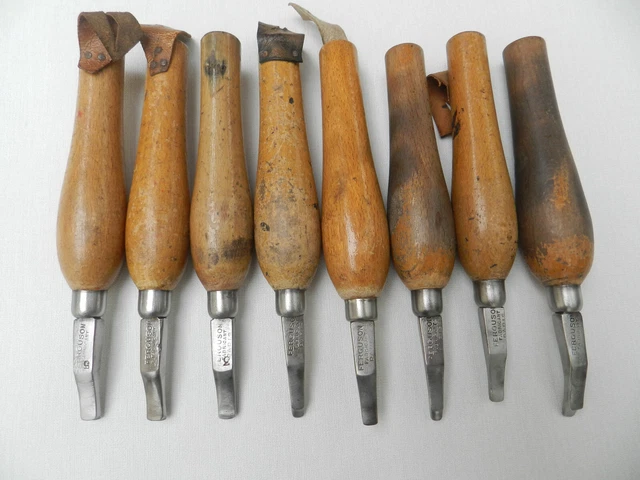 OUTIL ANCIEN Cordonnier ,Bourrelier ,Sellier, Maroquinier , Pointeau à