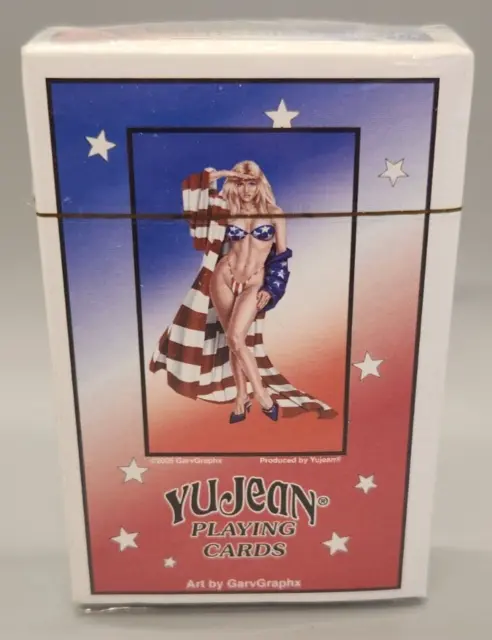 YuJean GarvGraphx Playing Cards Sealed Deck 52 Cards Pinup Girls Art