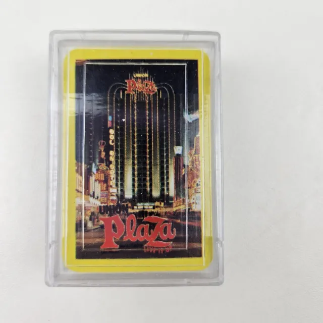 Vintage UNION PLAZA Las Vegas Casino Mini Playing Cards  DECKS  STILL SEALED
