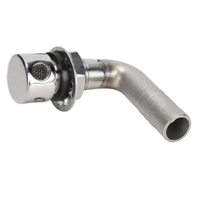 Gaz Combustible Essence Réservoir Vent 70 X 65mm/7X6.5cm 90 Degré Inox Acier