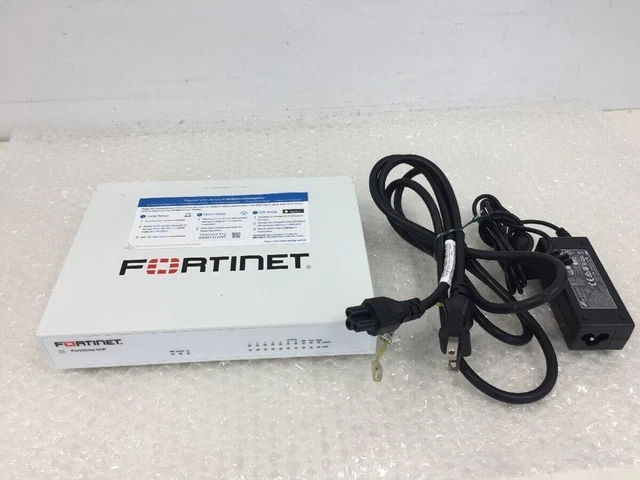 Firewall Fortinet FortiGate 60F con cavo di alimentazione CON LICENZA