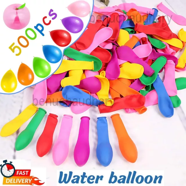 1000 Water Balloons Outdoor Summer Party Fun Water Bombs Garden Party Baloons U