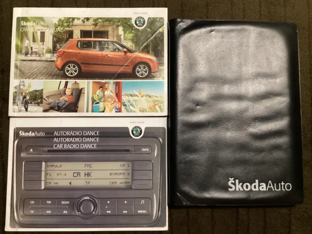 Skoda Fabia Owners Manual And Wallet Printed 2007