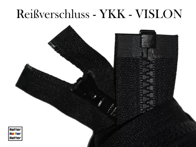 Reißverschluss YKK VISLON teilbar 12, 45, 50, 55, 60, 65, 70, 75, 80, 85 cm