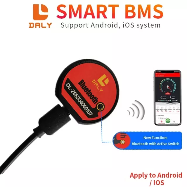 Daly Smart BMS Accessory Bluetooth Module Adapters Android IOS Phone Monitor SDE