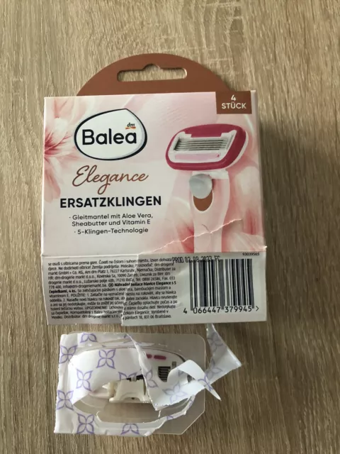 Balea Rasierklingen Damen Elegance, 4 Stück