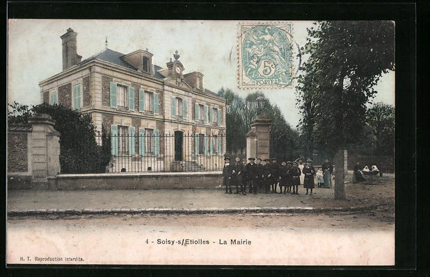 CPA Soisy-sous-Etiolles, La Mairie