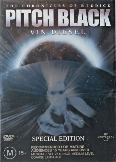 Pitch Black - The Chronicles Of Riddick (DVD, 2000) Vin Diesel