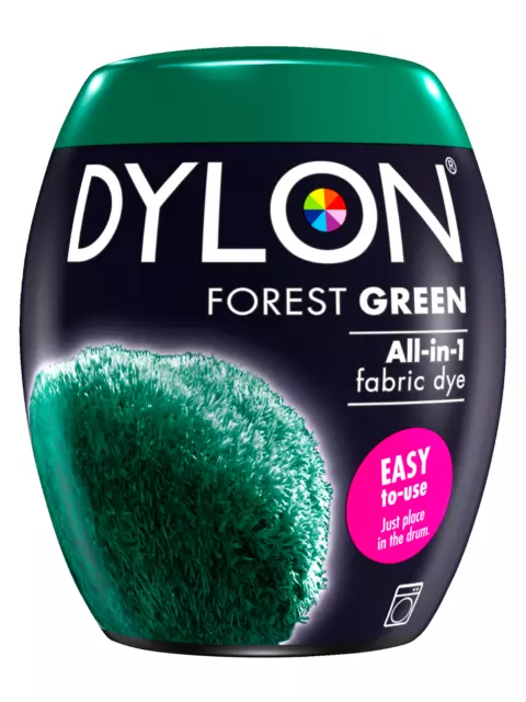 2 x DYLON® Maschinenfarbstoff 350g - Waldgrün - jetzt enthält Salz