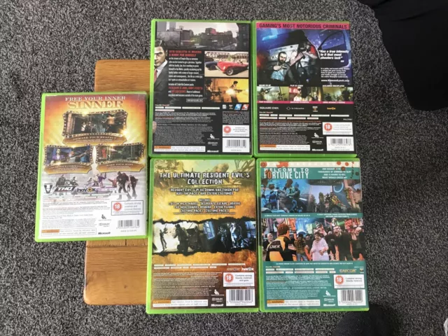 5x XBOX 360 games Bundle Joblot