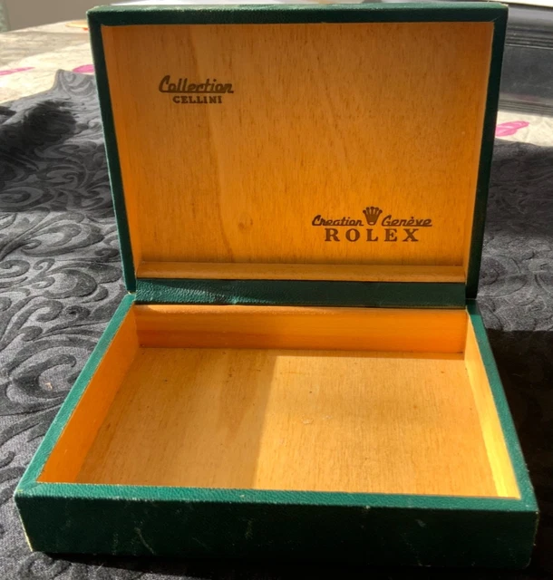 BOITE MONTRE CRÉATION Geneve Rolex Collection Cellini Vintage 46.01.3 ...