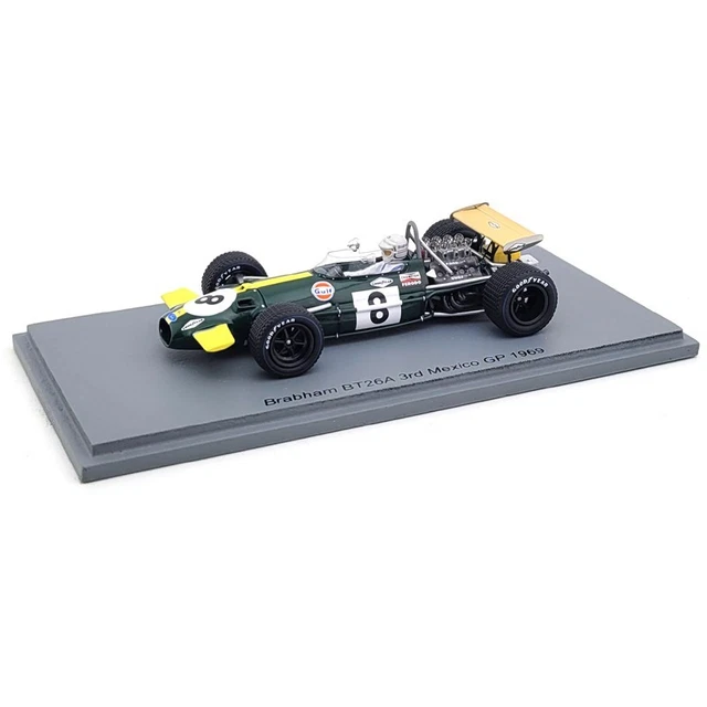 Brabham BT26A 16 Piers Courage F1 5ème Angleterre 1969 Spark S8320 - Miniatures Autos Motos