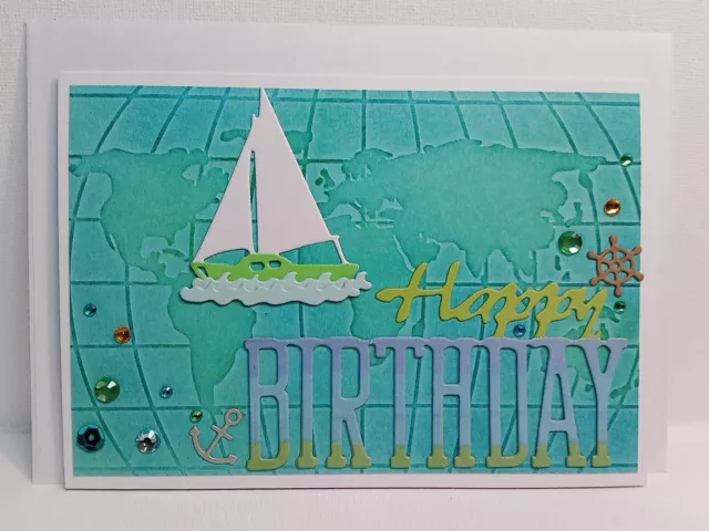 24544 GEBURTSTAGSKARTE FÜR Weltenbummler Geburtstag Grußkarte Karte