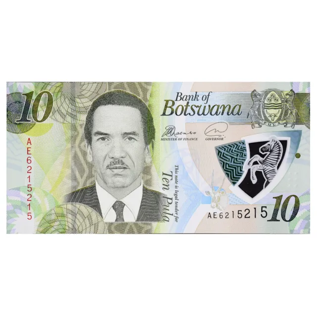 [#245842] Banknote, Botswana, 10 Pula, KM:30a, UNC