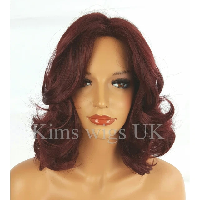 Perruque Courte Style Bob - Noir/marron Foncé, Synthétique, Taille Unique - Neuve Avec étiquettes