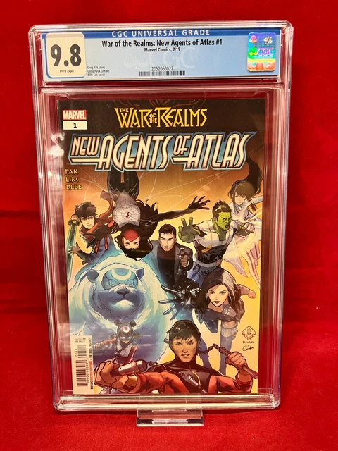 New Agents of Atlas #1 CGC 9.8 WP Marvel Comics 2019 MCU War of the Realms
