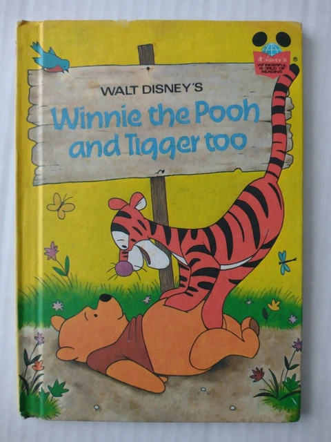 Walt Disney's Winnie The Pooh And Tigger Too vintage HC book Random House