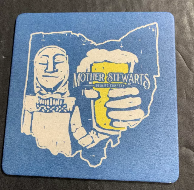 Mother Stewarts  Craft Beer Coaster  Springfield Ohio￼