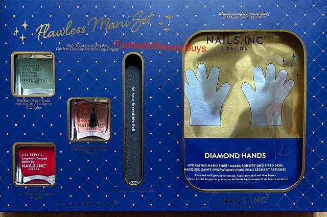 Nails Inc Nail Treatment Flawless Mani Gift Set 5 Items Inc Retinol  Christmas