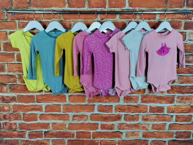 Baby Girl Bundle Age 12-18 Month Gap Jojo Maman Etc Bodysuit One Piece Pink 86Cm